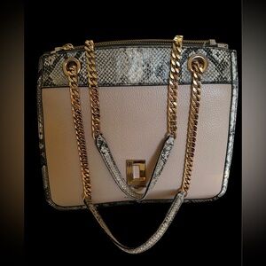 Karl Lagerfeld Corrine Leather Shoulder Bag